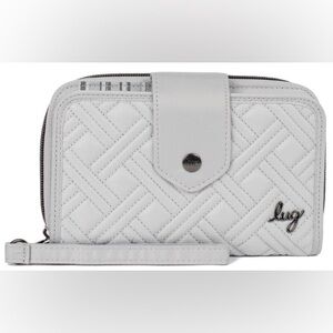 Foxtrot RFID Wristlet Wallet NWT! Cloud Grey